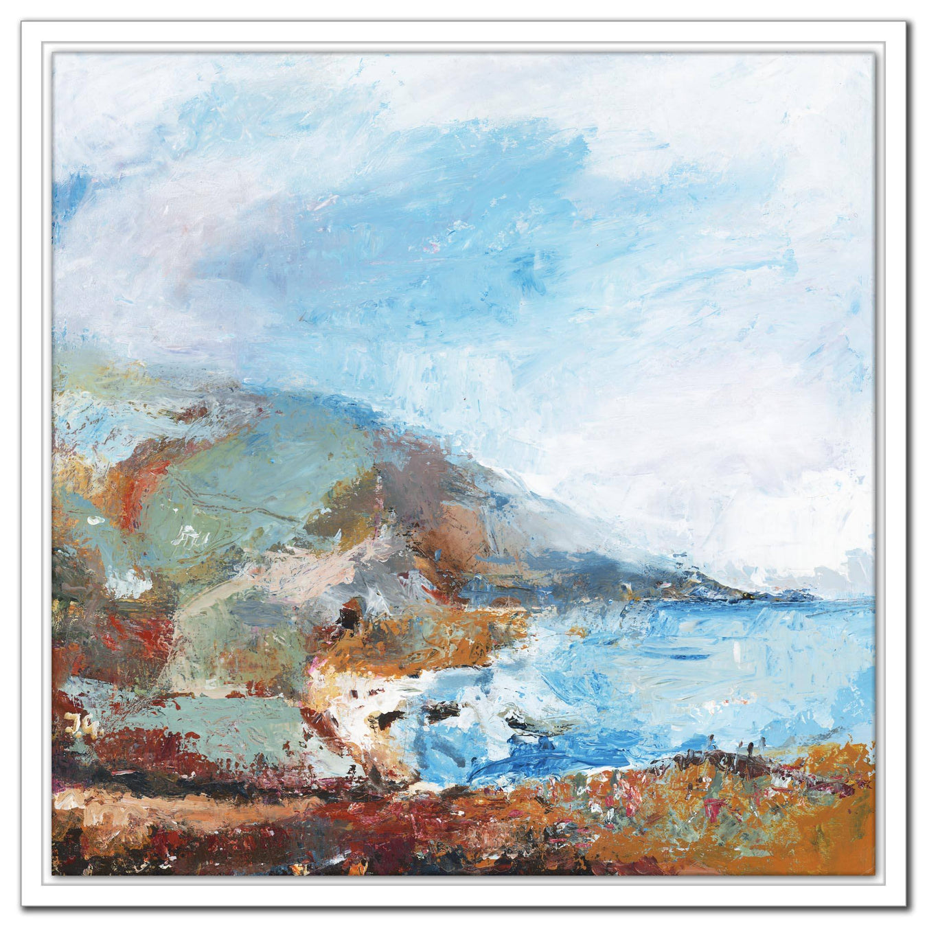 Collection of coastal canvas prints. Explore a wonderful and diverse collection of Coastal Canvas Prints with images from the coast from dramatic, rugged cliffs to studies of shells as the sea laps the shore. Made from original art.