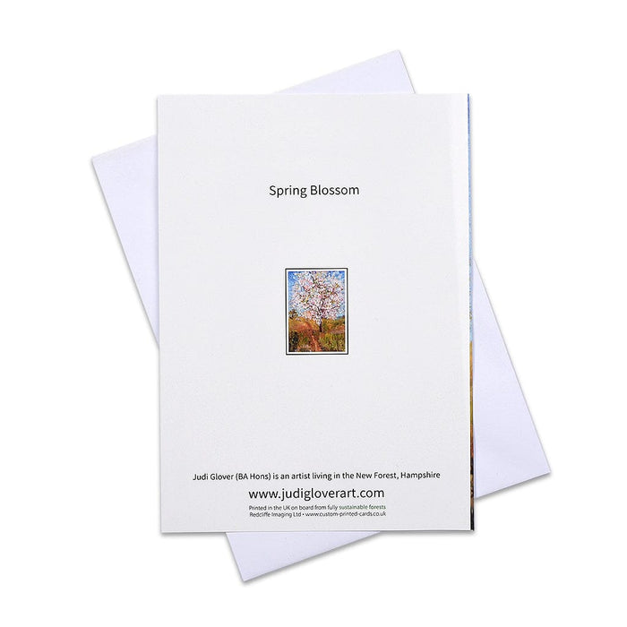 This unique greeting card of a cherry tree makes this pretty card perfect for any occasion