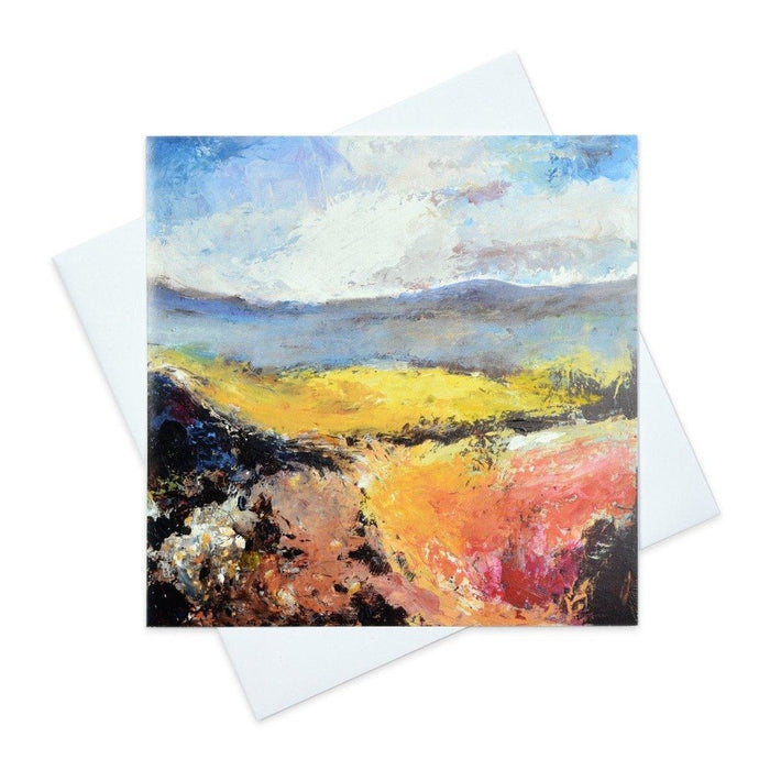 Art Cards by UK Artist Judi Glover that show the New Forest and Autumn Sky. The fine art card is available online at Judi Glover Art
