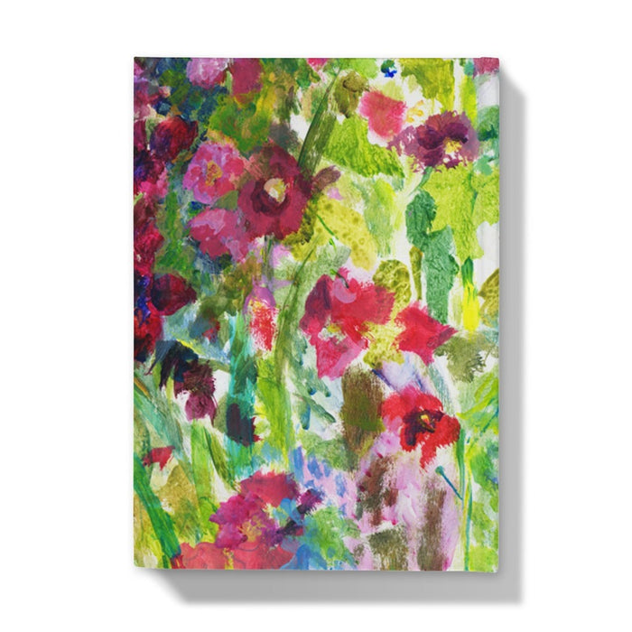 Back cover of the notebook journal which is printed in the UK on 90 gsm paper. The A5 notebook can be purchased as a plain notebook or lined notebook