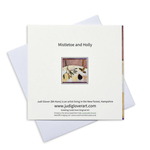 Art Christmas Card. Set of six art christmas cards. Fine Art Christmas cards made from original art available at Judi Glover Art in the UK