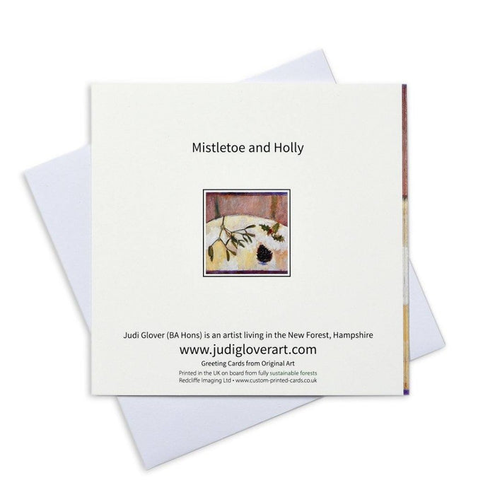 Art Christmas Card. Set of six art christmas cards. Fine Art Christmas cards made from original art available at Judi Glover Art in the UK