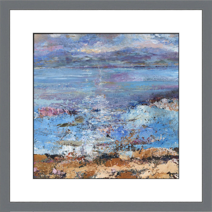 Fine Art Print. Giclee Print made from original painting of the Isle of Mull, Scotland. Framed prints from original art. Available at Judi Glover Art. Original Painting by Judi Glover. Used for Wall Art.