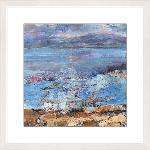 Fine Art Print. Giclee Print made from original painting of the Isle of Mull, Scotland. Framed prints from original art. Available at Judi Glover Art. Original Painting by Judi Glover. Used for Wall Art.