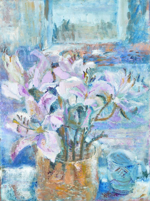 Floral Card. Fine Art card made from original art and available online at Judi Glover Art.