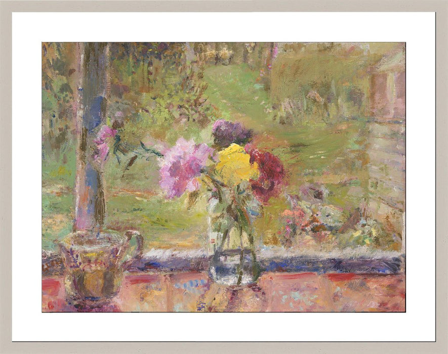 Fine Art Print. Giclee Print made from original painting of a Roses. Framed Print of Roses. Framed prints from original art. Available at Judi Glover Art. Original Painting by Judi Glover. Used for Wall Art.
