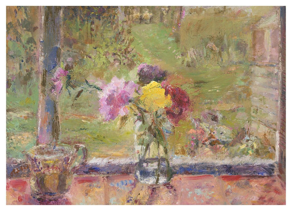 Fine Art Print. Giclee Print made from original painting of a Roses. Framed Print of Roses. Framed prints from original art. Available at Judi Glover Art. Original Painting by Judi Glover. Used for Wall Art.