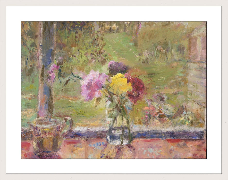 Fine Art Print. Giclee Print made from original painting of a Roses. Framed Print of Roses. Framed prints from original art. Available at Judi Glover Art. Original Painting by Judi Glover. Used for Wall Art.