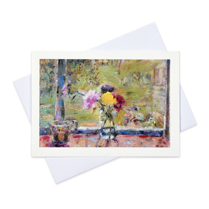 Roses card available at Judi Glover Art. Each art greeting card is from a painting of freshly gathered roses. The art greeting card measures 7 x 5 inches and is a lovely card for Mum
