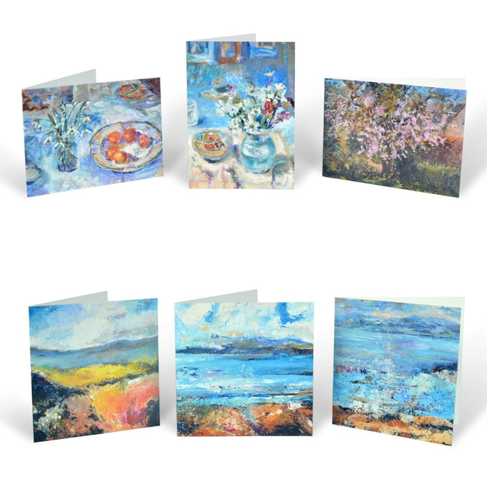 set of greeting cards from Judi Glover Art. Art cards from original paintings by Judi Glover Art.