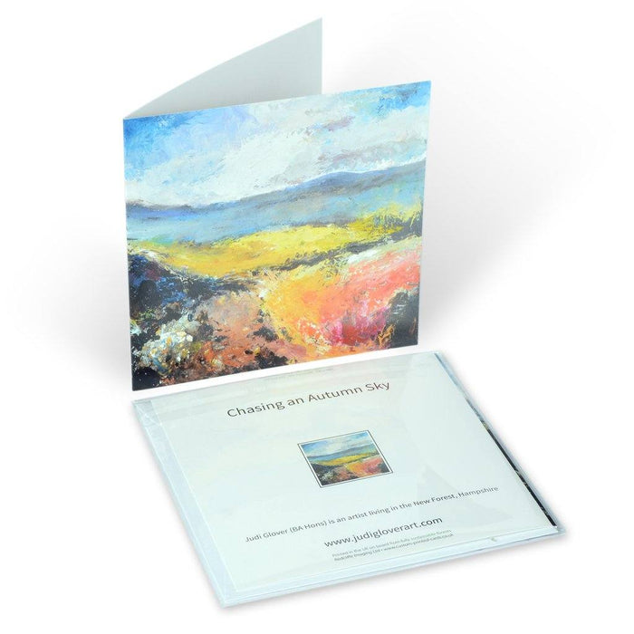 Greeting cards sets by Judi Glover Art. The sets of greeting cards are from paintings by Judi Glover and have landscape cards and cards with flowers. The cards are blank greeting cards to use for any occasion throughout the year