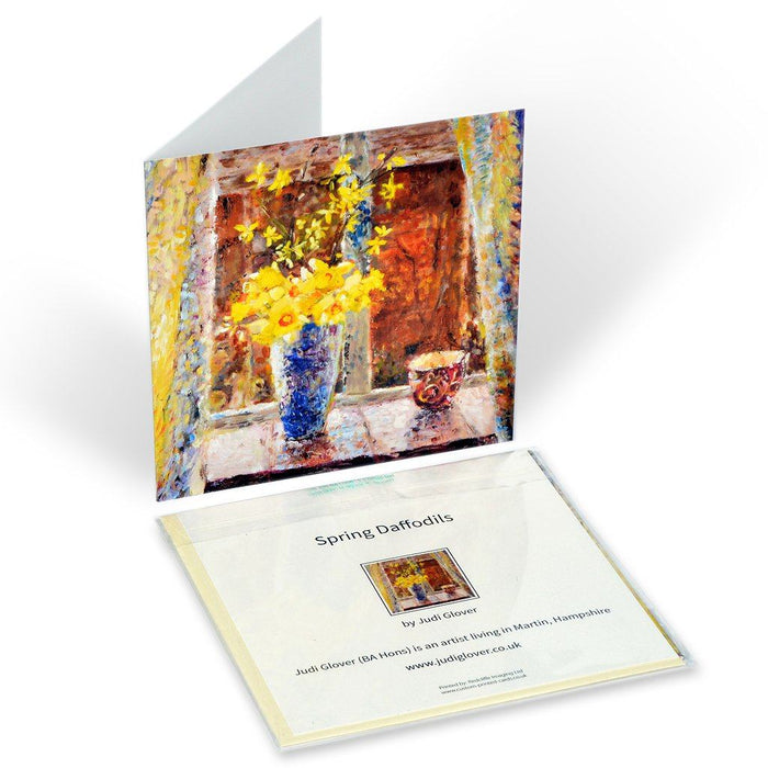 Assortment of greeting cards by Judi Glover Art. The artistic cards are for all occasions throughout the year and are blank inside for your own message. This set of 6 greeting cards  have their own matching envelopes