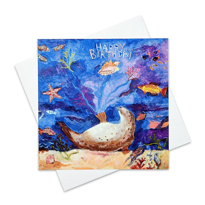 arty happy birthday cards from paintings by judi glover art. These unique birthday cards are in a set of six and are blank with envelopes