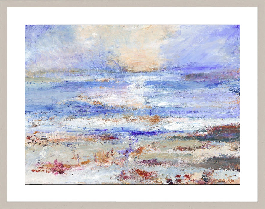 Iona Art Print. Fine Art Print from a painting of St Columba's Bay in the Isle of Iona. Hebrides. Scotland. Artist Print from an Original Painting by Judi Glover Art.