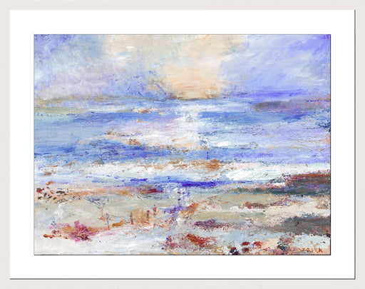 Iona Art Print. Fine Art Print from a painting of St Columba's Bay in the Isle of Iona. Hebrides. Scotland. Artist Print from an Original Painting by Judi Glover Art.