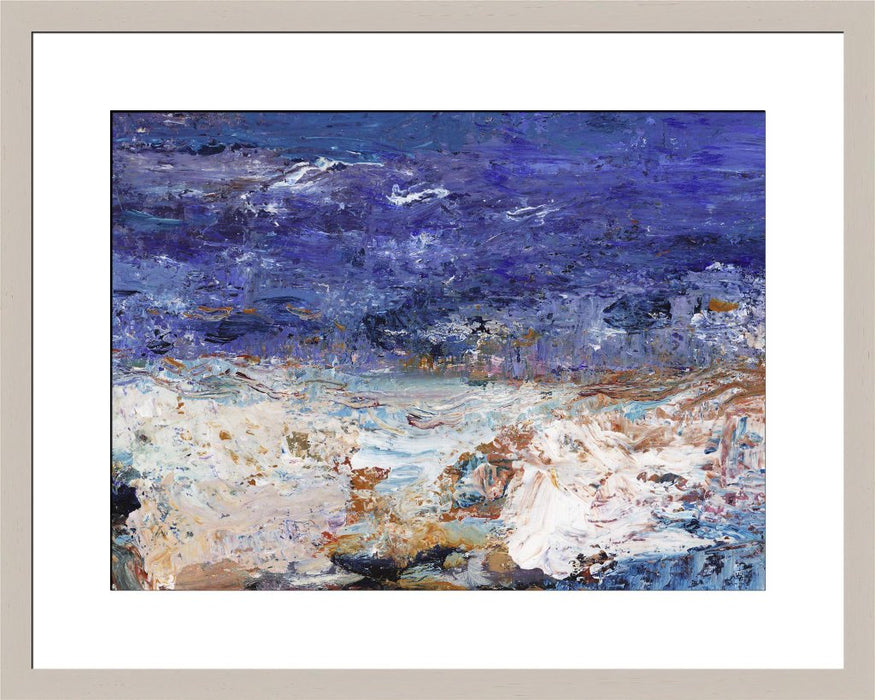 Abstract seascape Fine Art Print by Judi Glover Art. Abstract seascape art print made from original art. The seascape art print is available as a unframed fine art print. The fine art print is available as a framed art print. Fine Art prints from Original art by UK artist Judi Glover.