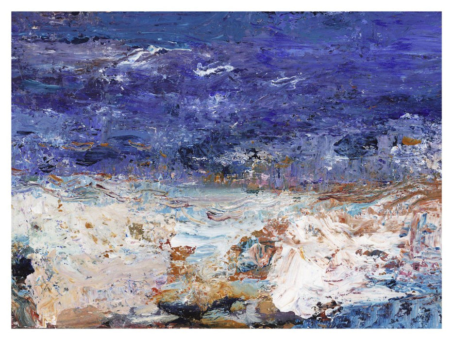 Abstract seascape Fine Art Print. Abstract seascape art print made from original art. This seascape art print is available as a unframed fine art print. The fine art print is available as a framed art print. Fine Art prints from Original art by UK artist Judi Glover.
