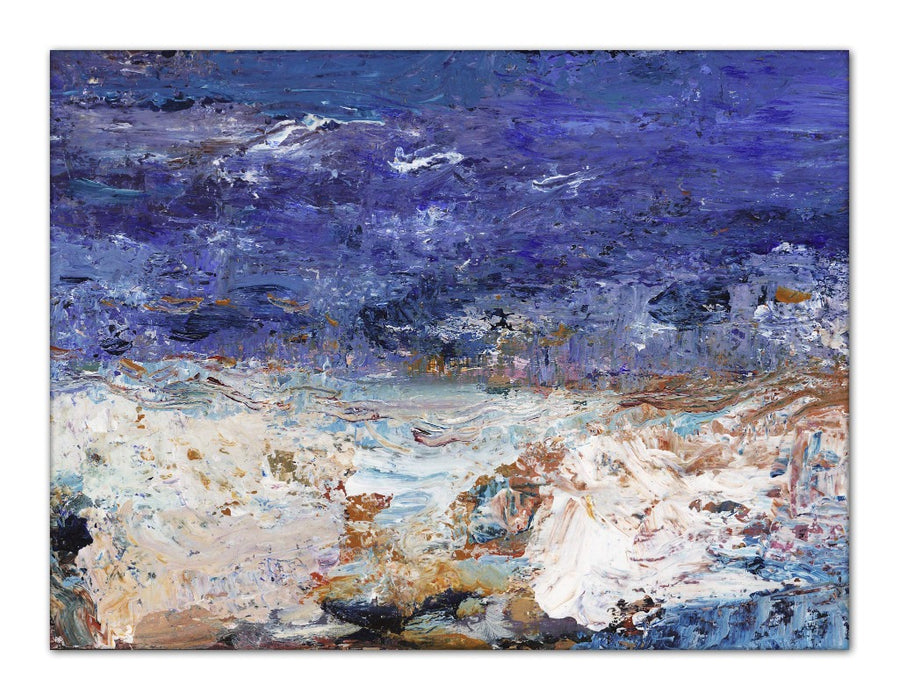 Seascape Canvas Print. Seascape Canvas Print made from original impressionist seascape painting. Canvas Print from original art. Available at Judi Glover Art. Original Painting by Judi Glover. Used for Wall Art.