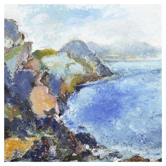 UK Coastal Fine Art Print. Coastal fine art print made from original art painting of the Wilderness Coast and available as a coastal art print. This art print is available as a framed fine art print of the wilderness coast. The fine art print is available as a coastal print from Original art by UK artist Judi Glover.