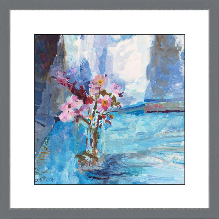 Original painting of Wildflowers available as a floral fine art print. Painting of Wildflowers as a framed floral print from original artwork available at Judi Glover Art and used for Wall Art.