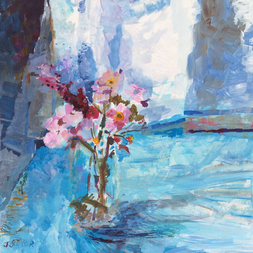 Fine Art Greeting Card with Wildflowers. Artistic Greeting Card from Painting by Judi Glover Art. Each floral card is made in the UK and available online at Judi Glover Art