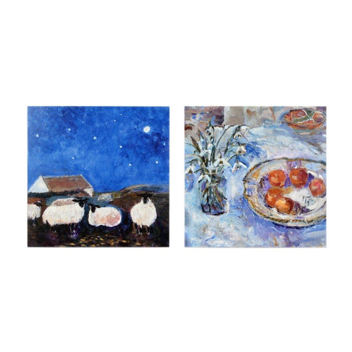 Fine Art Christmas Cards in a Set of art christmas cards. Christmas cards made from original art available at Judi Glover Art.