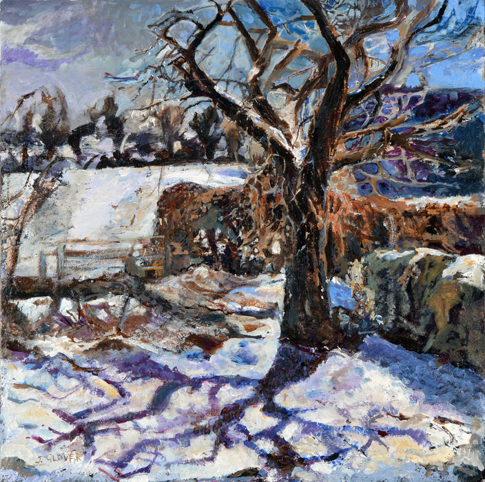 In The Deep Midwinter - Original Painting By Judi Glover