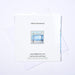 Back of A Winter Wonderland Christmas card with white envelope, artwork thumbnail and Judi Glover’s details