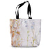 Canvas Shopping Bag with floral design 