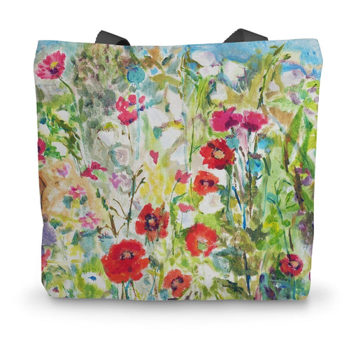 A pretty canvas shopping bag made from hard-wearing canvas and is a sustainable tote bag