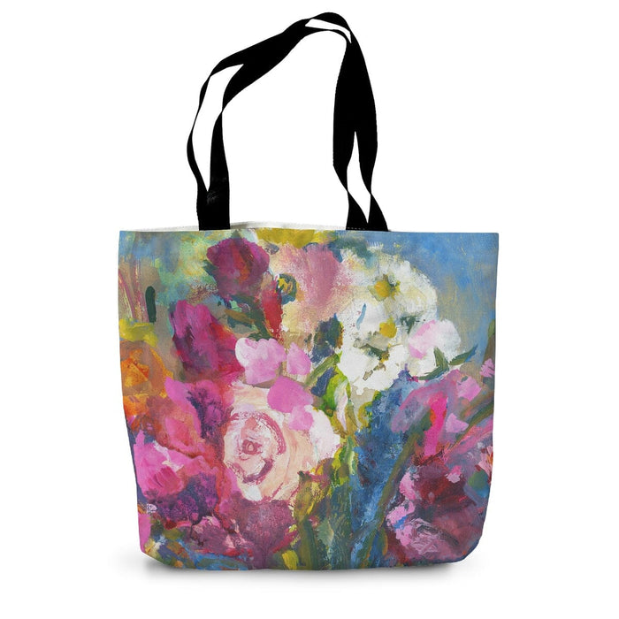 A floral shopper made from high quality durable canvas