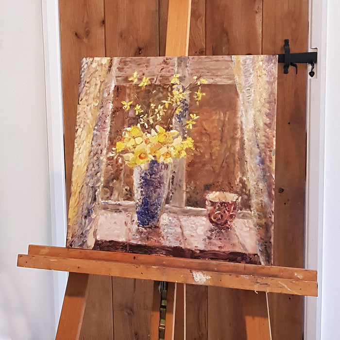 Spring Daffodils - Original Painting By Judi Glover