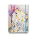 Artistic notebook by Judi Glover Art with a laminated cover of hydrangeas. Each floral notebook is a A5 notebook with a blue elastic enclosure and 120 pages of lined paper