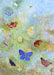 Butterflies card by www.judigloverart.com showing butterflies flying. The pretty card has varied butterflies in different colours and is a blank card