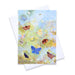A pretty card with colourful butterflies at www.judigloverart.com. Each butterflies card is blank inside and provided with an envelope
