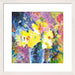 Floral Fine Art Print made from original painting of Daffodils called Happy Flowers. Framed floral prints from original art available at Judi Glover Art. Original Painting by Judi Glover are used for Wall Art. 