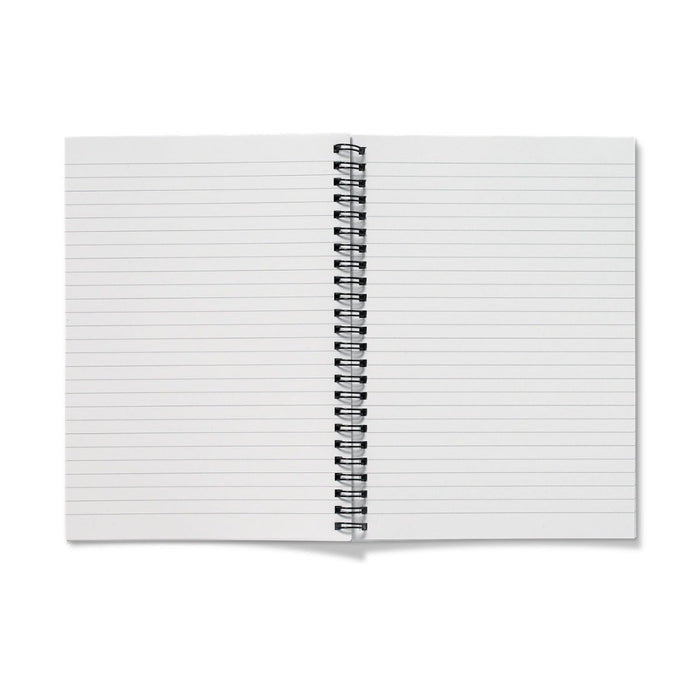 Inside pages of a nice gift for gardeners. The a5 notebook has 120 pages of lined pages. Each spiral notebook has a document pocket included