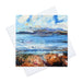 Iona greeting card with a Isle of Iona painting made from original art in the UK by Judi Glover Art. The iona cards measure 6 x 6 inches and are blank with envelopes