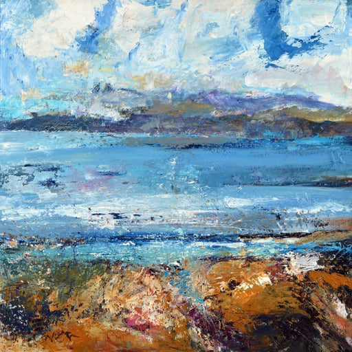 Iona cards from a painting of the isle of Iona in Scotland.  The original paintings art cards are available at Judi Glover Art. Each Iona greeting card is made in the UK and blank with envelopes