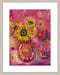 Sunflower Art Print. Sunflowers fine art print made from original art. This giclee art of print of sunflowers is available as a unframed fine art print. The fine art print is available as a framed art print. Fine Art prints from Original art by UK artist Judi Glover. 