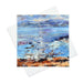 Art greeting Card with the Isle of Mull in the Isle of Iona made from original art in the UK by Judi Glover Art