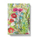 Hardback notebook made from a painting of Poppies in the summer garden. The A5 notebook is available as a plain notebook or lined with 128 pages