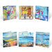 Set of blank greeting cards by Judi Glover Art. The sets of artistic cards are from original paintings by Judi Glover and measure 6 x 6 inches 