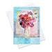 Happy birthday cards with roses by www.judigloverart.com. The unique birthday cards pack includes artist cards made from paintings