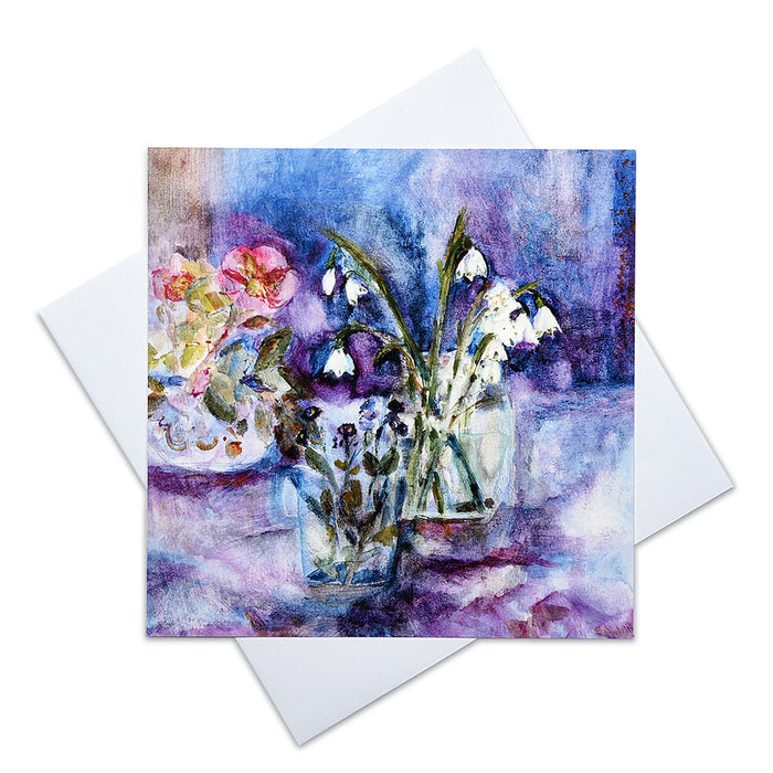pack of greeting cards with flowers. The flowers greeting cards are all blank cards and printed on 300 gsm card