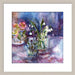Forget me not wall art from www.judigloverart.com. The flower wall art shows snowdrops, forget me nots and hellebores. Each flower wall art print is made from a watercolour painting 