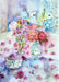 Beautiful card available online at judi glover art. The greeting card shows flowers and is an original art greeting card