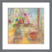 Fine Art Print. Giclee Print made from original painting of a still life showing flowers on a table. Painting called Summer Flowers. Framed prints from original art. Available at Judi Glover Art. Original Painting by Judi Glover. Used for Wall Art. 