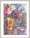 Floral Fine Art Print made from painting of flowers called Summer Picnic. Framed floral prints from original art available at Judi Glover Art. Original Painting by Judi Glover are used for Wall Art. 