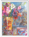 Summer flowers Canvas Print. Canvas Print made from original painting of flowers. Stretched Canvas Print from original art. Available at Judi Glover Art. Original Painting by Judi Glover. Used for Wall Art. 